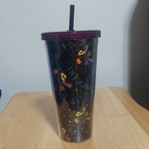 "I Put A Spell On You" Halloween Themed 20oz Tumbler with Straw